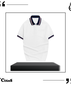Áo Polo Trắng Viền Cổ Local Brand