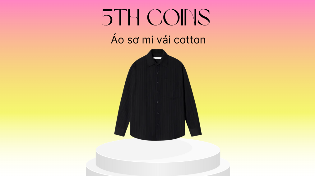 áo sơ mi vải cotton