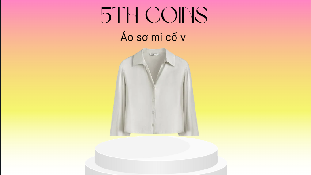 áo sơ mi cổ v